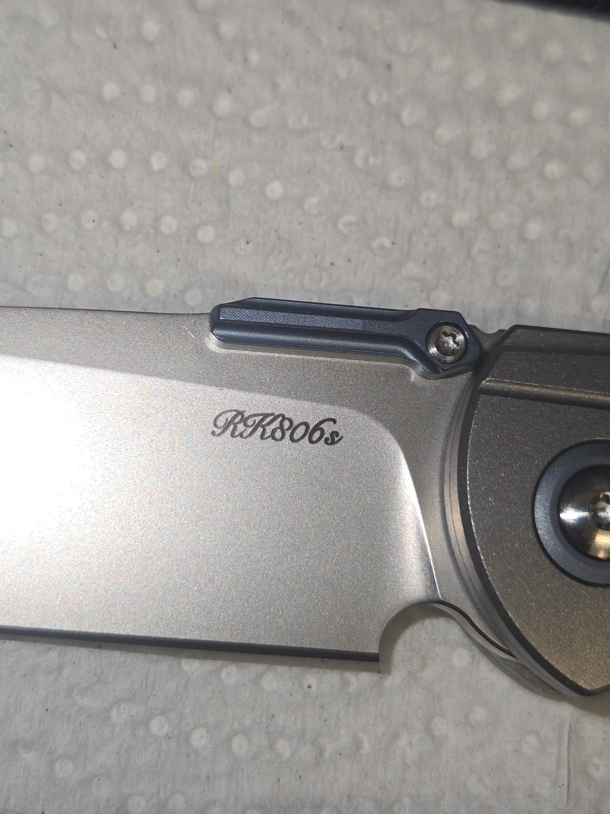 Rike Knife 806s M390 Titiamun/Carbon fiber