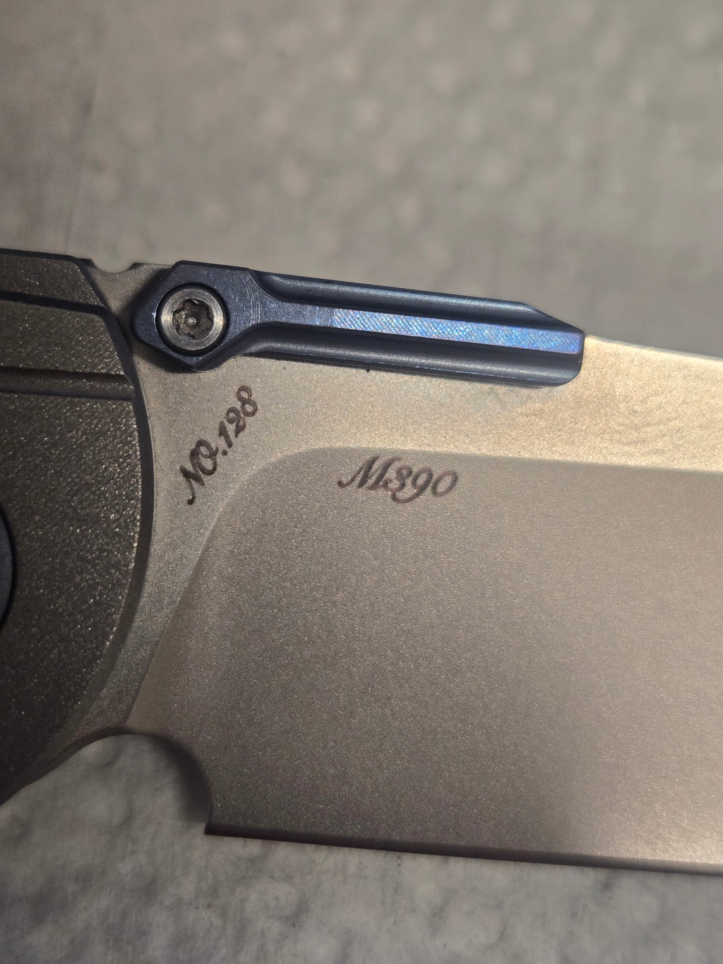 Rike Knife 806s M390 Titiamun/Carbon fiber